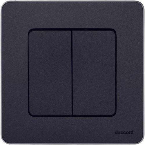 Выключатель 2-кл. Inspiria 10А IP20 250В 10AX механизм антрацит IEK 673623 фото 2 Выключатель 2-кл. Inspiria 10А IP20 250В 10AX механизм антрацит IEK 673623 фото 2
