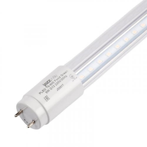 Лампа светодиодная PLED T8-600 Food Green 9Вт G13 230В/50Гц CL/PL для подсветки овощей/фруктов/зелени Pro+ JazzWay 5006522 фото 2 Лампа светодиодная PLED T8-600 Food Green 9Вт G13 230В/50Гц CL/PL для подсветки овощей/фруктов/зелени Pro+ JazzWay 5006522 фото 2