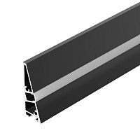 Профиль PLINTUS-H40-2000 BLACK L2000 алюм. Arlight 052398