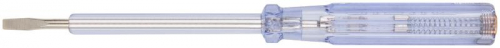 Отвертка индикаторная бел. ручка 100-500 В 190мм FIT 56529