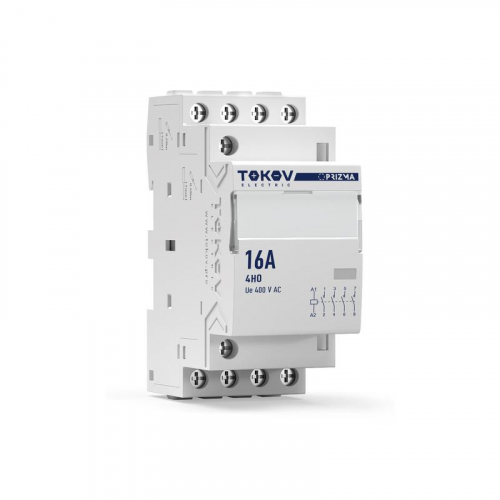 Контактор модульный 36мм 16А 230В АС 4НО PRIZMA TOKOV ELECTRIC TKE-PZ-MC-2-16-230-40 Контактор модульный 36мм 16А 230В АС 4НО PRIZMA TOKOV ELECTRIC TKE-PZ-MC-2-16-230-40