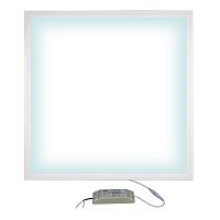 Светильник светодиодный ULP-6060-36W/4000K EFFECTIVE WHITE 36Вт 4000К офисный потолочный встраив. опал. рассеив. с источником питания бел. Uniel UL-00004668