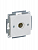 Розетка телевизионная одиночная TV Basic механизм альп. бел. ABB 2CKA001724A4276