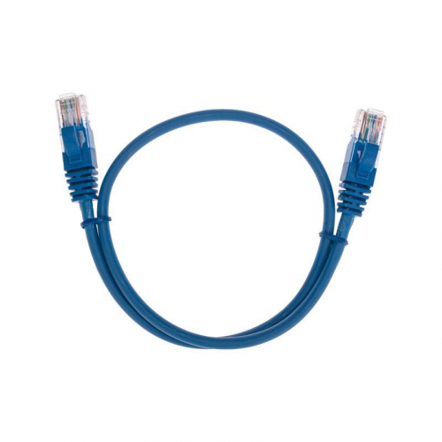 Патч-корд U/UTP CAT 5e RJ45-RJ45 26AWG LSZH син. 0.5м Rexant 02-0104-05 Патч-корд U/UTP CAT 5e RJ45-RJ45 26AWG LSZH син. 0.5м Rexant 02-0104-05