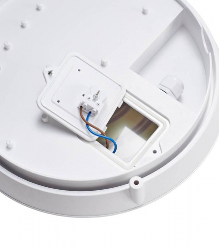 Светильник светодиодный WP 25 C 15W OP 940 D300 EL WH 300х300х93мм 15Вт 4000К IP66 пылевлагозащ. ЖКХ с БАП 1.5ч бел. Русский Свет 15072523332 фото 4 Светильник светодиодный WP 25 C 15W OP 940 D300 EL WH 300х300х93мм 15Вт 4000К IP66 пылевлагозащ. ЖКХ с БАП 1.5ч бел. Русский Свет 15072523332 фото 4
