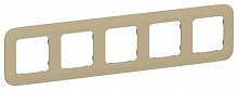 Рамка 5-м СП FLITE РУ-5-А-ФлХ хаки IEK FI-M52-31-20-K59