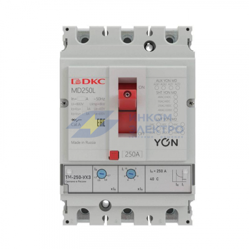 Выключатель автоматический в литом корпусе YON MD250F-TM160 DKC MD250F-TM160 фото 2