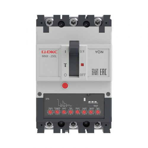 Выключатель автоматический 3P 100А 70кА pro MNX250L при AC415V расцепитель ETS YON MNX250L3PETS0100 фото 2 Выключатель автоматический 3P 100А 70кА pro MNX250L при AC415V расцепитель ETS YON MNX250L3PETS0100 фото 2