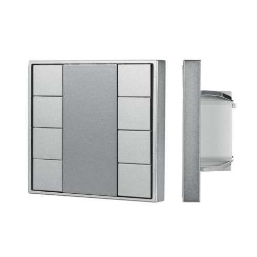 Панель кнопочная DALI-201-23-8K-D2-IN Silver (BUS Frame) IP20 металл INTELLIGENT ARLIGHT 048224