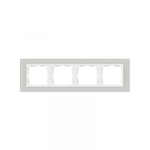 Рамка 4-м Simon82 Nature натуральный/бел. стекло Simon 82647-60 Рамка 4-м Simon82 Nature натуральный/бел. стекло Simon 82647-60