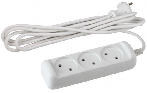 Удлинитель 3х10м без заземл. 10А IP20 U-3-10m-2х1 ПВС 2х1 Эра Б0028358 Удлинитель 3х10м без заземл. 10А IP20 U-3-10m-2х1 ПВС 2х1 Эра Б0028358