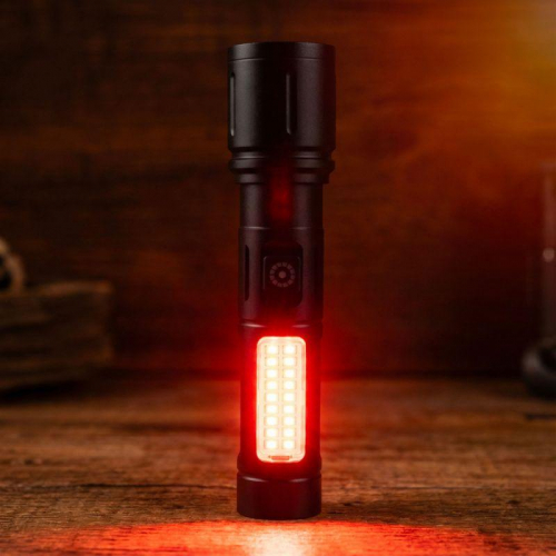Фонарь аккумуляторный LED29365 3.7В LD+12SMD+6RED 6 реж. Type-C блист. черн. Camelion 16217 фото 9 Фонарь аккумуляторный LED29365 3.7В LD+12SMD+6RED 6 реж. Type-C блист. черн. Camelion 16217 фото 9