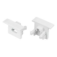 Заглушка SL-MINI-10-F WHITE с отверстием пластик (комплект) Arlight 049454