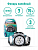Фонарь налобный LED5310-7F3 7LED 3 режима 3хR03 (в компл.) металлик Camelion 7534