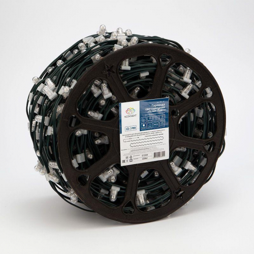 Гирлянда светодиодная "LED ClipLight" шаг 15см 665LED бел. 80Вт 12В IP65 эффект мерцания flashing бел. (уп.100м) Neon-Night 325-145 фото 3 Гирлянда светодиодная "LED ClipLight" шаг 15см 665LED бел. 80Вт 12В IP65 эффект мерцания flashing бел. (уп.100м) Neon-Night 325-145 фото 3