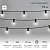 Гирлянда светодиодная "LED Galaxy Bulb String" 10м 6х30LED бел. 25Вт 220-240В IP65 соединяемая провод каучук черн. Neon-Night 331-325