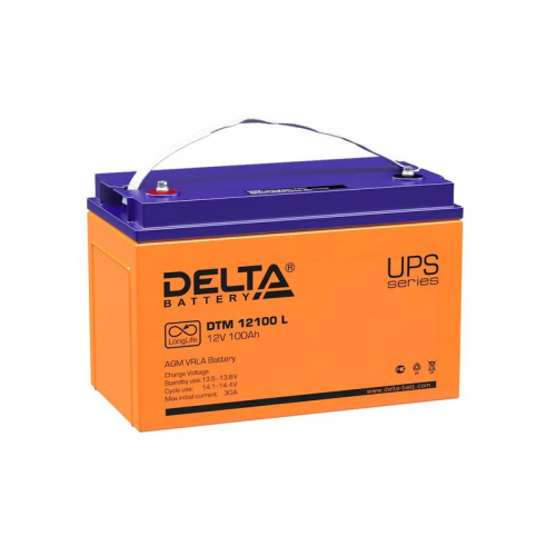 Аккумулятор UPS 12В 100А.ч DTM 12100 L Delta 4614010640002 Аккумулятор UPS 12В 100А.ч DTM 12100 L Delta 4614010640002