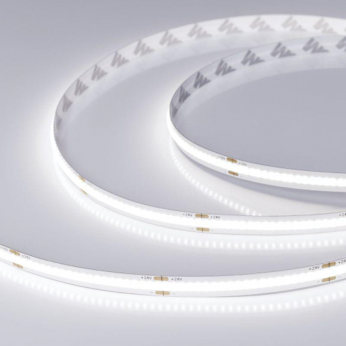 Лента светодиодная COB-X378-8mm 24V White 6000К 11Вт/м IP20 (уп.5м) Arlight 031885(3)