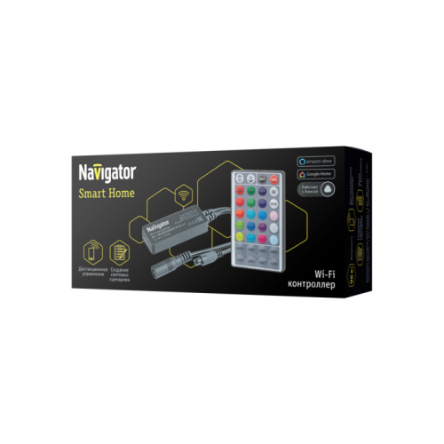 Контроллер 14 503 Smart Home ND-CWIFIRGBW96IR-IP20-12V Navigator 14503 фото 3 Контроллер 14 503 Smart Home ND-CWIFIRGBW96IR-IP20-12V Navigator 14503 фото 3