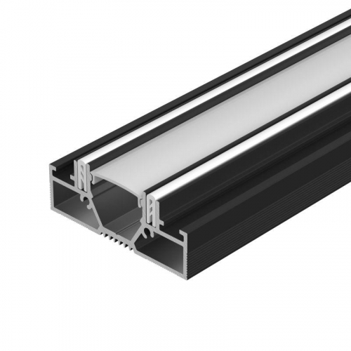 Профиль STRETCH-20-CEIL-D-CENTER-2000 BLACK L2000 алюм. Arlight 042946 Профиль STRETCH-20-CEIL-D-CENTER-2000 BLACK L2000 алюм. Arlight 042946