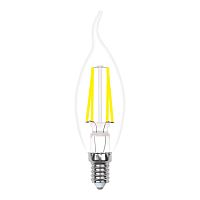 Лампа светодиодная LED-CW35-5W/WW/E14/CL/MB GLM10TR форма "свеча на ветру" прозр. Multibright свет теплый бел. 3000К 100-50-10 упак. картон Uniel UL-00002368