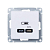 Розетка USB AtlasDesign тип C 65Вт высокоскор. ЗУ QC PD механизм лотос SE ATN001327