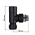 Набор термостатический осевой Design Pro 15мм М30х1.5 черн. Royal Thermo НС-1646644