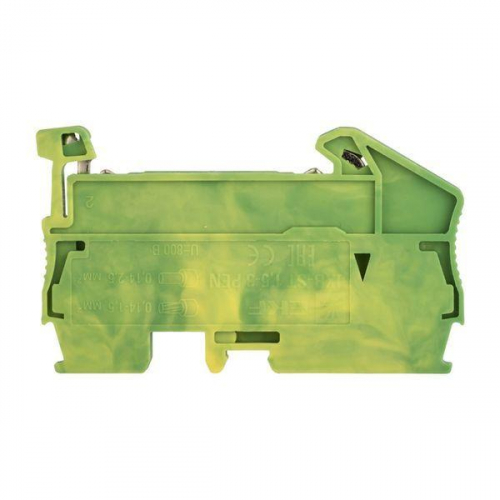 Колодка клеммная ST-2.5 3 вывода земля пружинная EKF plc-jxb-st-2.5-3-pen фото 3