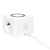 Удлинитель "Куб" 2х1.3м 3USB 2.4А+зарядное устройство 1кв.мм EKF UBA-CUB-3-WC