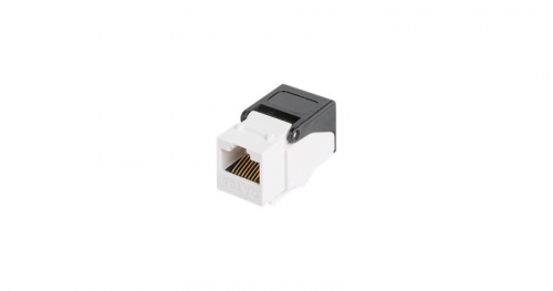 Модуль-вставка Keystone кат.5E (класс D) неэкранир. 100МГц RJ45 (8P8C) неэкранир. самозажимной T568A/B бел. NIKOMAX NMC-KJUD2-NT-WT Модуль-вставка Keystone кат.5E (класс D) неэкранир. 100МГц RJ45 (8P8C) неэкранир. самозажимной T568A/B бел. NIKOMAX NMC-KJUD2-NT-WT