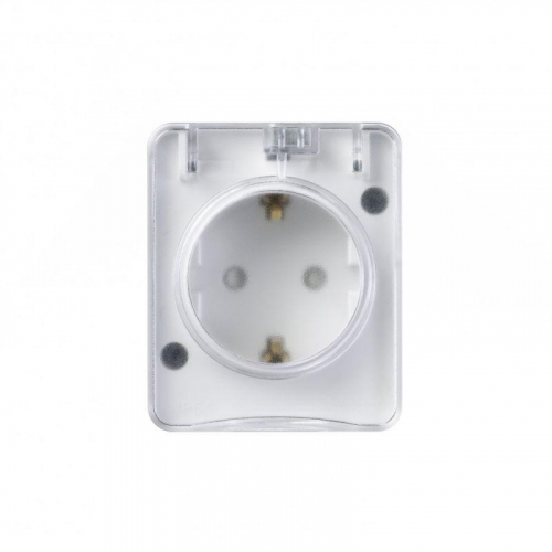 Розетка 1-м ОП AtlasDesign PROFI 16А IP54 250В заземл. защ. шторки бел. SE ATN540145 фото 7