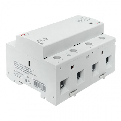 Контактор модульный КМ 100А 2NO+2NC 230В AC (6 мод.) AVERES EKF km-av-6-100-22-230V фото 9 Контактор модульный КМ 100А 2NO+2NC 230В AC (6 мод.) AVERES EKF km-av-6-100-22-230V фото 9