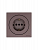 Розетка 1-м OSEN IP20 16А с защ. шторками ПБТ механизм шоколад LEZARD 743-7388-124B