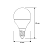 Лампа светодиодная LED12-G45/845/E14 12Вт шар матовая 4500К бел. E14 150-265В Camelion 13695