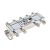 Делитель ТВх8 + 9шт F 5-1000 МГц (Silver) box (уп.5шт) Rexant 05-6105