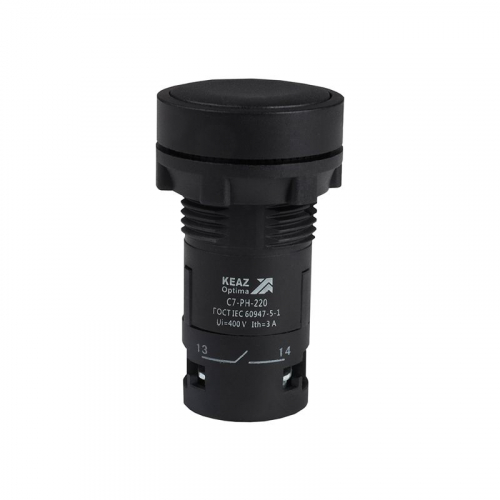 Кнопка с фиксацией OptiSignal Compact D22 С7-PH-220 черн. 2НО XB7NH23 КЭАЗ 362079 Кнопка с фиксацией OptiSignal Compact D22 С7-PH-220 черн. 2НО XB7NH23 КЭАЗ 362079