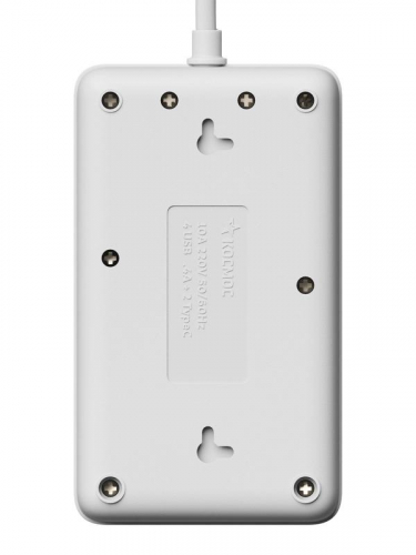 Удлинитель с сетевым фильтром 3х5м 10А 4USB + 2USBC 2500Вт ПВС 3х1 прямоуг. бел. КОСМОС FKsmPR-5m-3g(W)USB фото 5 Удлинитель с сетевым фильтром 3х5м 10А 4USB + 2USBC 2500Вт ПВС 3х1 прямоуг. бел. КОСМОС FKsmPR-5m-3g(W)USB фото 5