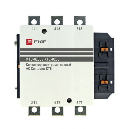 Контактор КТЭ 265А кат. 380В AC 1НО EKF ctr-b-265-380 фото 2 Контактор КТЭ 265А кат. 380В AC 1НО EKF ctr-b-265-380 фото 2