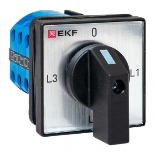 Переключатель кулачковый ПК-1-94 4п 10А для амперметра IP65 EKF pk-1-94-10-65 Переключатель кулачковый ПК-1-94 4п 10А для амперметра IP65 EKF pk-1-94-10-65