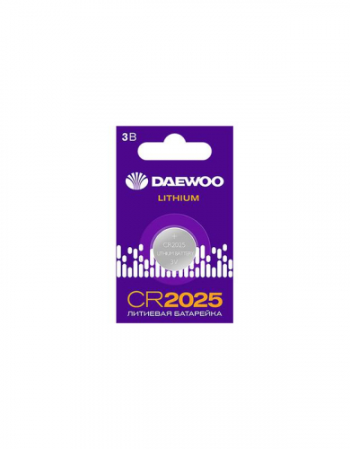 Элемент питания литиевый CR2025 3В 2021 BL-1 DAEWOO 5034143