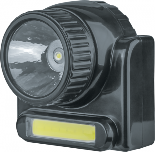 Фонарь аккумуляторный налобный 14 486 NPT-H20-ACCU 1COB LED 3Вт + 1LED 3Вт аккум. Lead-acid 0.5 А.ч NAVIGATOR 14486 фото 2