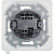 Переключатель 1-кл. Inspiria 10А IP44 250В 10AX механизм антрацит IEK 673673