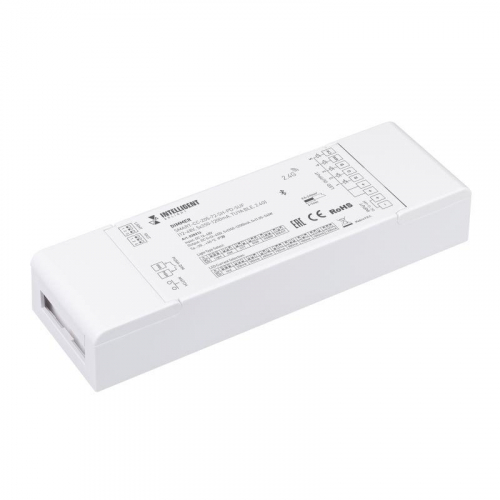 Диммер SMART-CC-205-72-SH-PD-SUF 12-48В 5х350-1200мА TUYA BLE 2.4G IP20 пластик INTELLIGENT ARLIGHT 038213