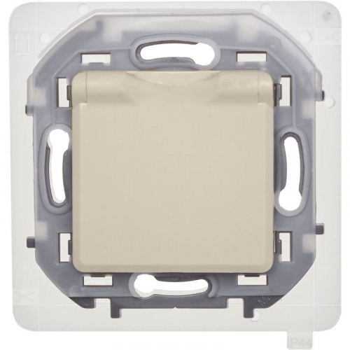 Розетка 1-м СП Inspiria 16А IP44 250В 2P+E защ. шторки с крышкой немецк. стандарт механизм сл. кость IEK 673741 фото 5 Розетка 1-м СП Inspiria 16А IP44 250В 2P+E защ. шторки с крышкой немецк. стандарт механизм сл. кость IEK 673741 фото 5