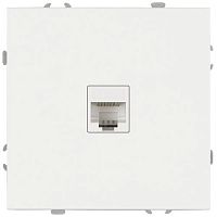 Розетка информационная 1-м СП Galaxy RJ45 16А IP20 250В бел. Эра Б0070735