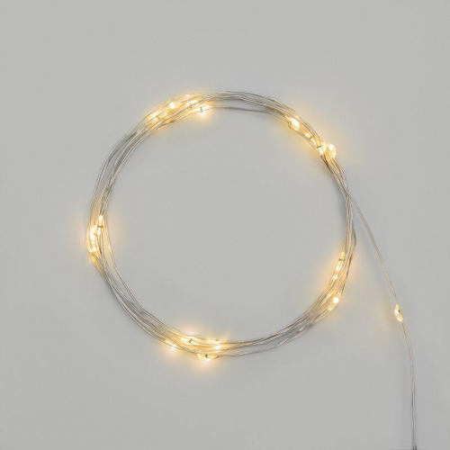 Гирлянда светодиодная "Роса" 2м 20LED тепл. бел. IP20 2хCR2032 (в комплекте) Neon-Night 303-006 Гирлянда светодиодная "Роса" 2м 20LED тепл. бел. IP20 2хCR2032 (в комплекте) Neon-Night 303-006