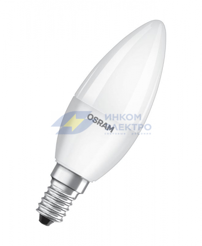 Лампа светодиодная LED Antibacterial B 7.5Вт свеча матовая 6500К холод. бел. E14 806лм 220-240В угол пучка 220град. бактерицидн. покрыт. (замена 75Вт) OSRAM 4058075561595 фото 2