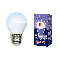 Лампа светодиодная LED-G45-7W/DW/E27/FR/NR Norma 7Вт матовая E27 (упак. картон) Volpe UL-00003821