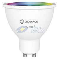Лампа светодиодная SMART+ WiFi SPOT GU10 Multicolour 45град. 5Вт (замена 32Вт) 2700…6500К GU10 (уп.3шт) LEDVANCE 4058075486058