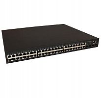 Коммутатор управляемый L2+ PoE SW-84804/L(800Вт) Gigabit Ethernet на 48 RJ45 PoE + 4хGE SFP порта OSNOVO 13679